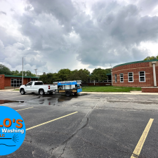 Professional Commercial Pressure Washing at Dr. John Hole Elementary School in Centerville, OH